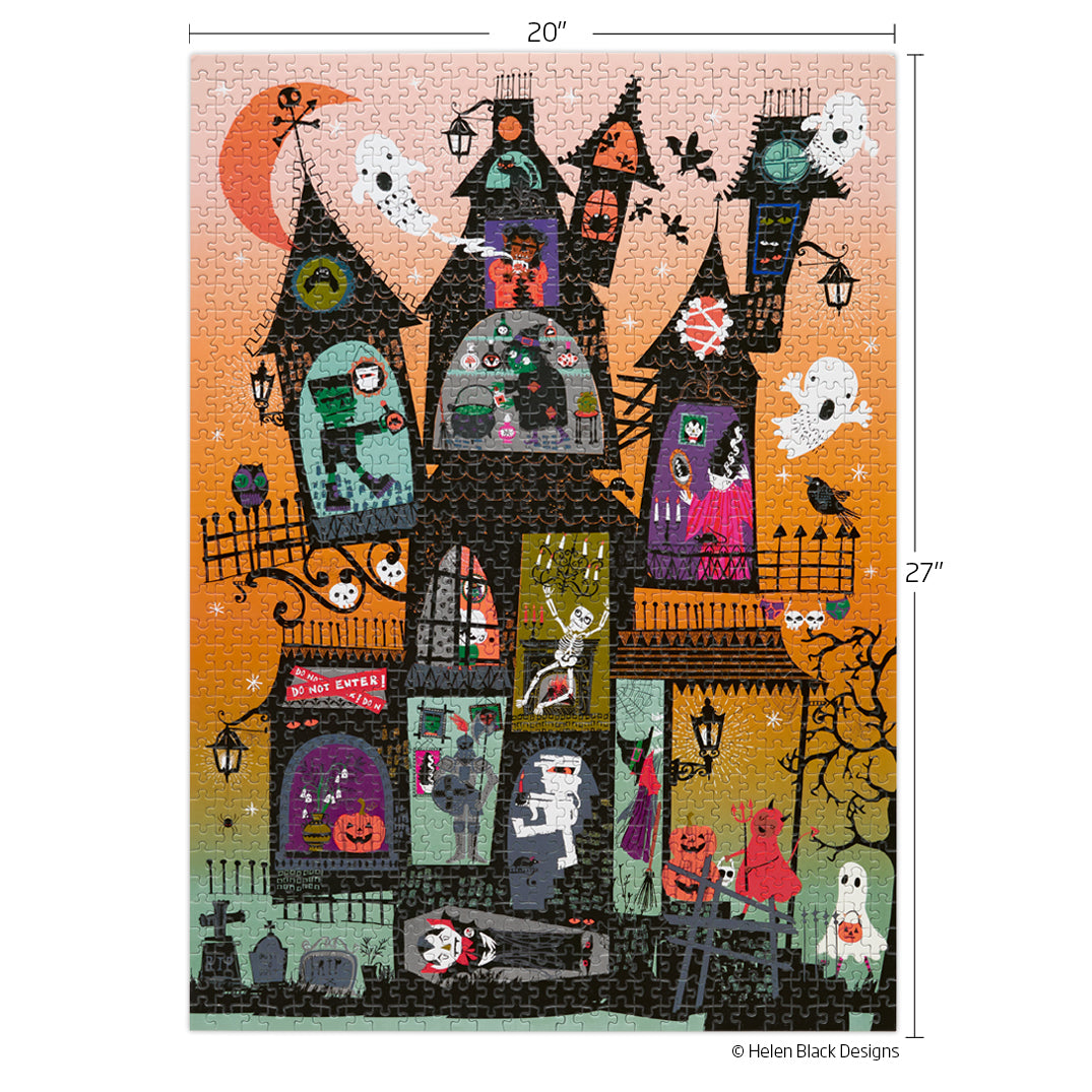Haunted House 1000 Piece Halloween Puzzle