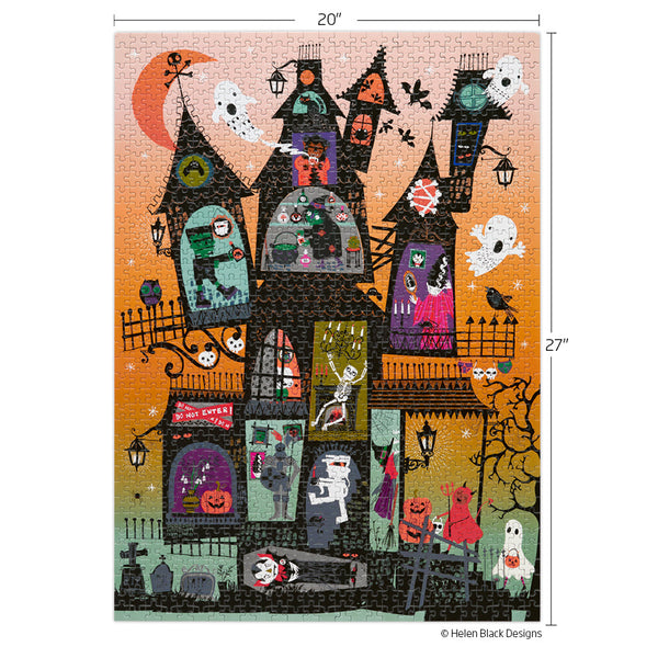 Haunted House 1000 Piece Halloween Puzzle