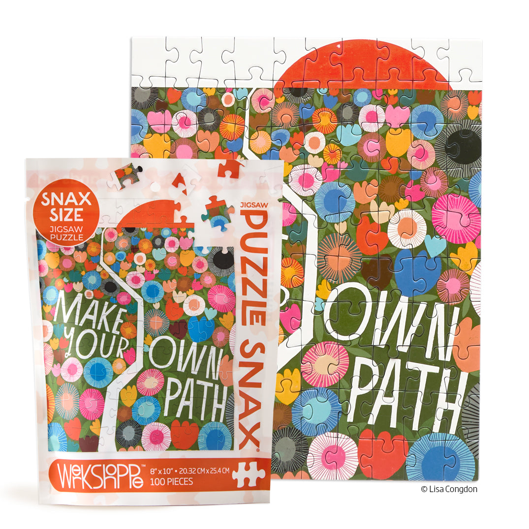 100 Piece Puzzle Snax | Make Your Own Path