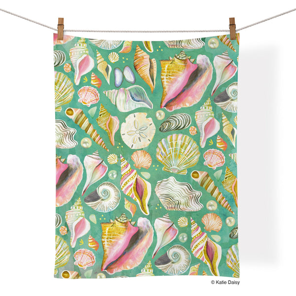 Cotton Tea Towel | Shell Collector
