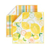 Lemon Plaid All Purpose Towel Set
