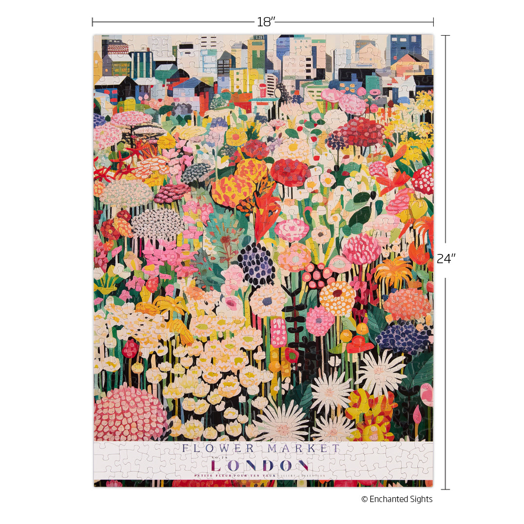 500 Piece Puzzle | London Flower Market