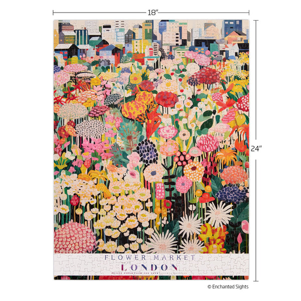 500 Piece Puzzle | London Flower Market