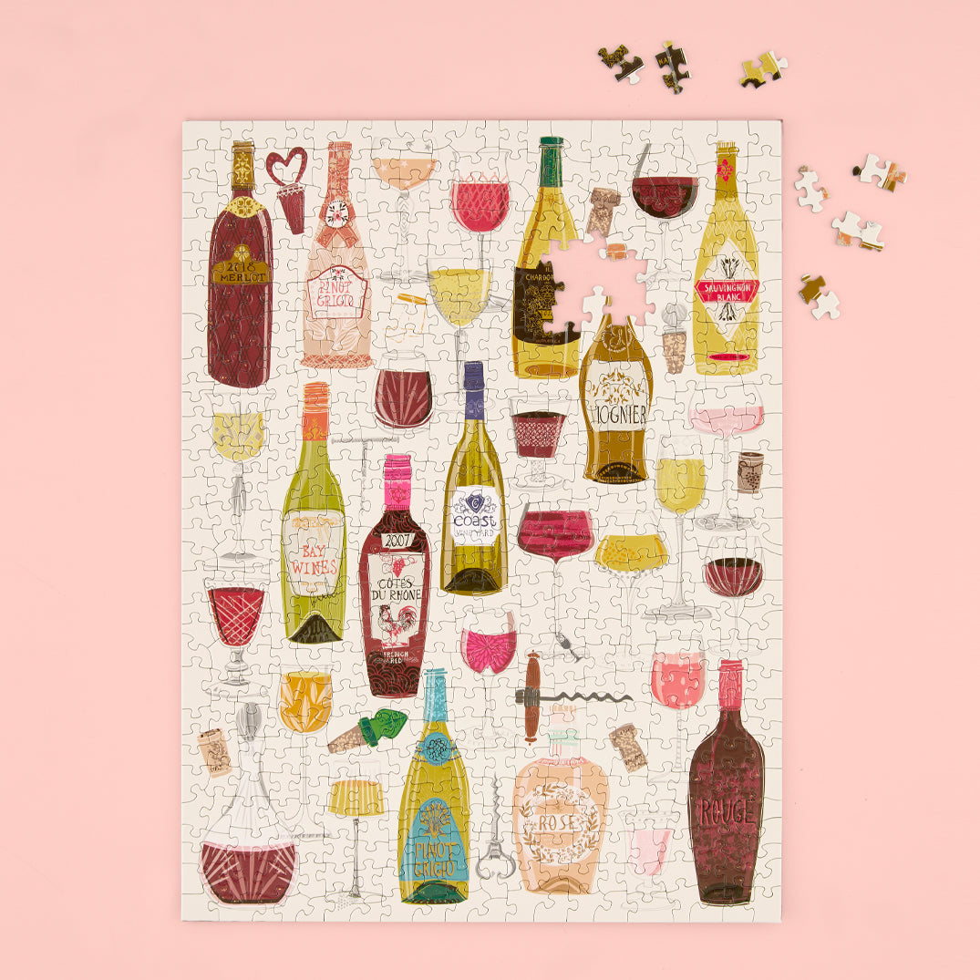 500 Piece Puzzle | Wine Tasting