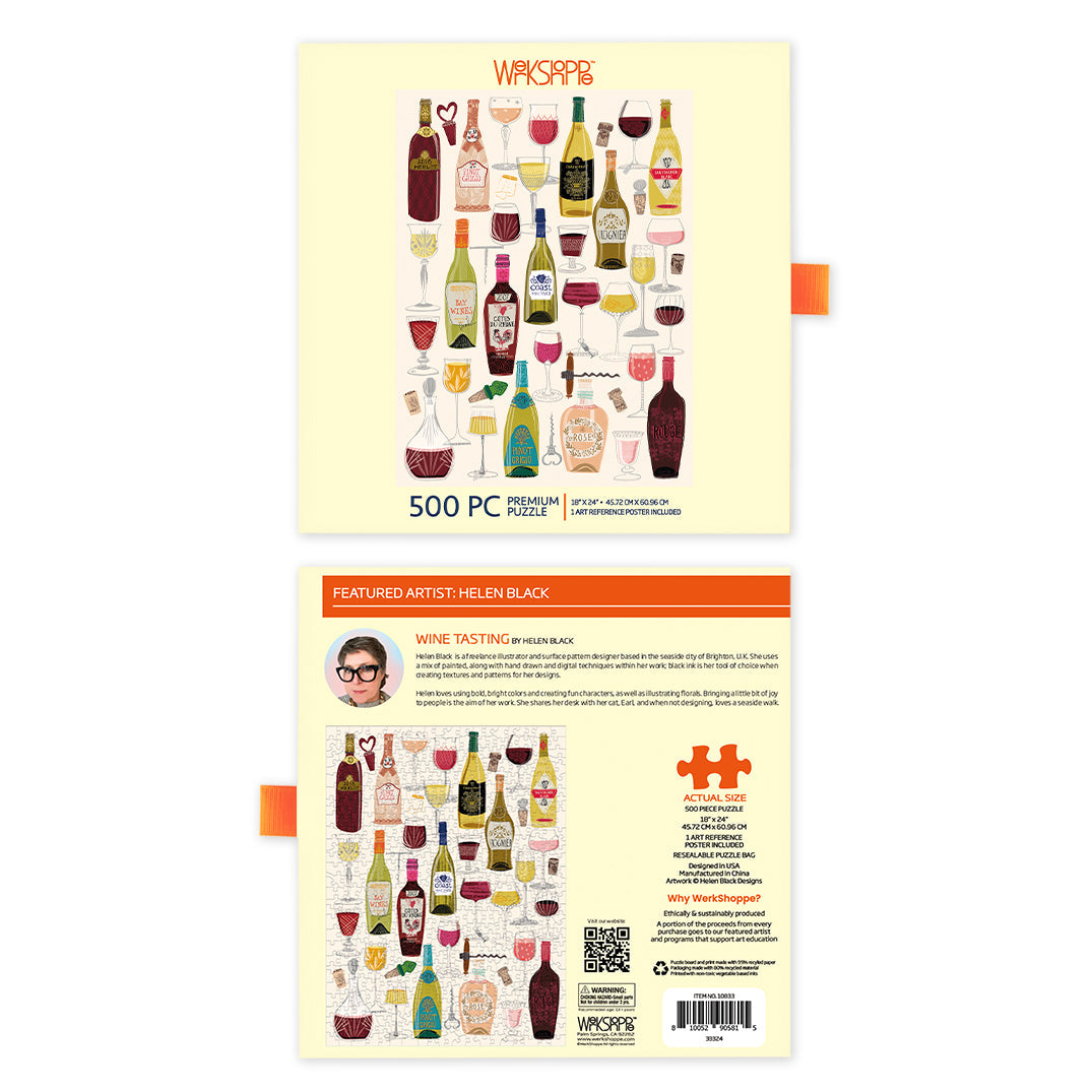 500 Piece Puzzle | Wine Tasting
