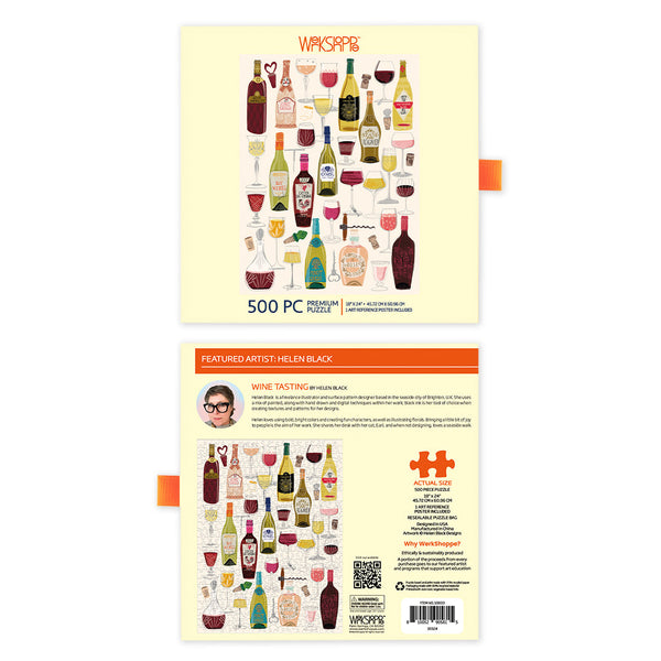 500 Piece Puzzle | Wine Tasting