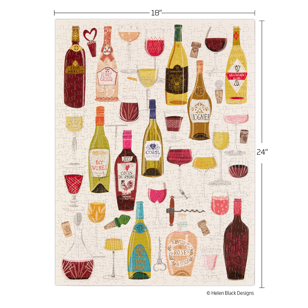 500 Piece Puzzle | Wine Tasting
