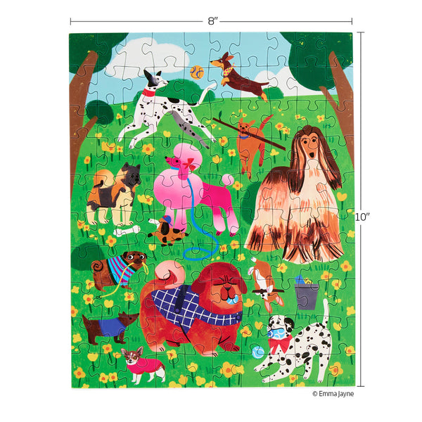 Puppy Park 100 Piece Puzzle Snax