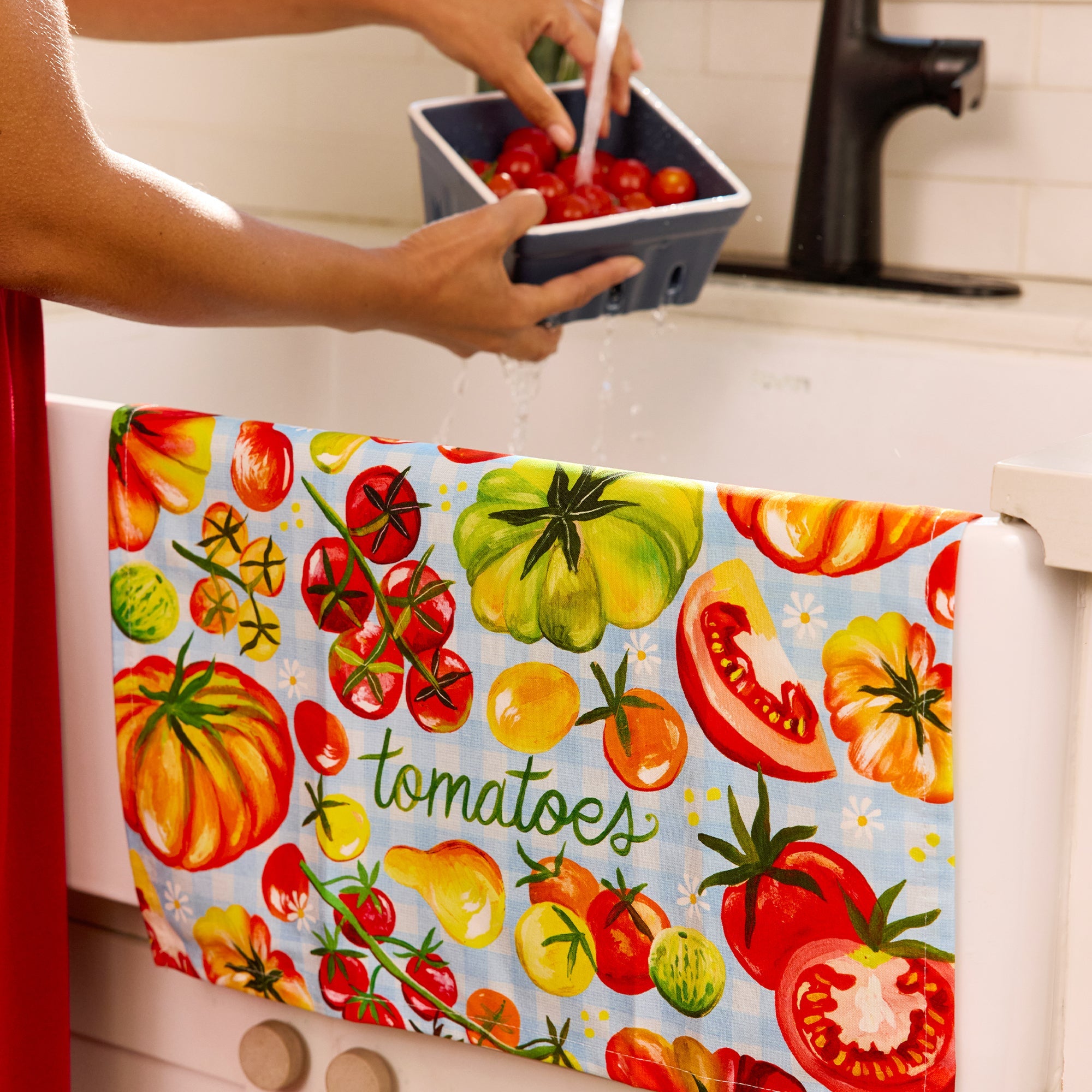 Cotton Tea Towel | Tomatoes