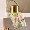 Cotton Tea Towel  Watering Cans