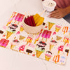Ice Cream & Pops Cotton Tea Towel
