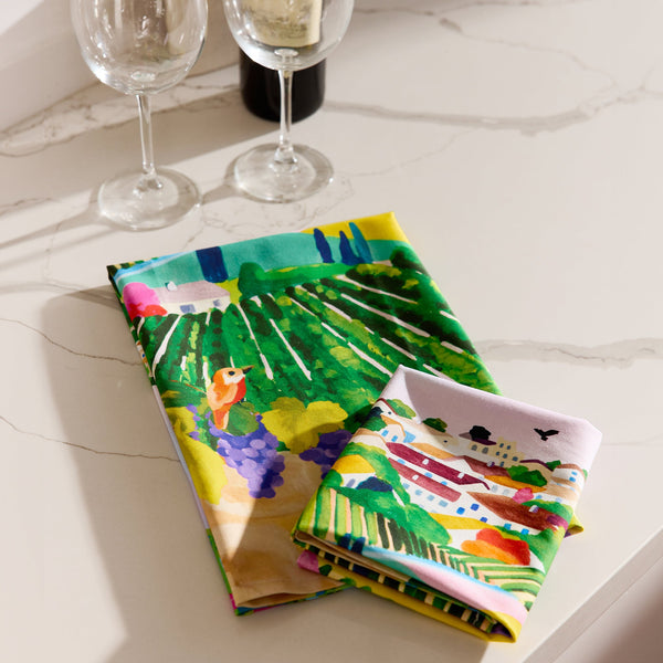 Cotton Tea Towel | Village Vineyard