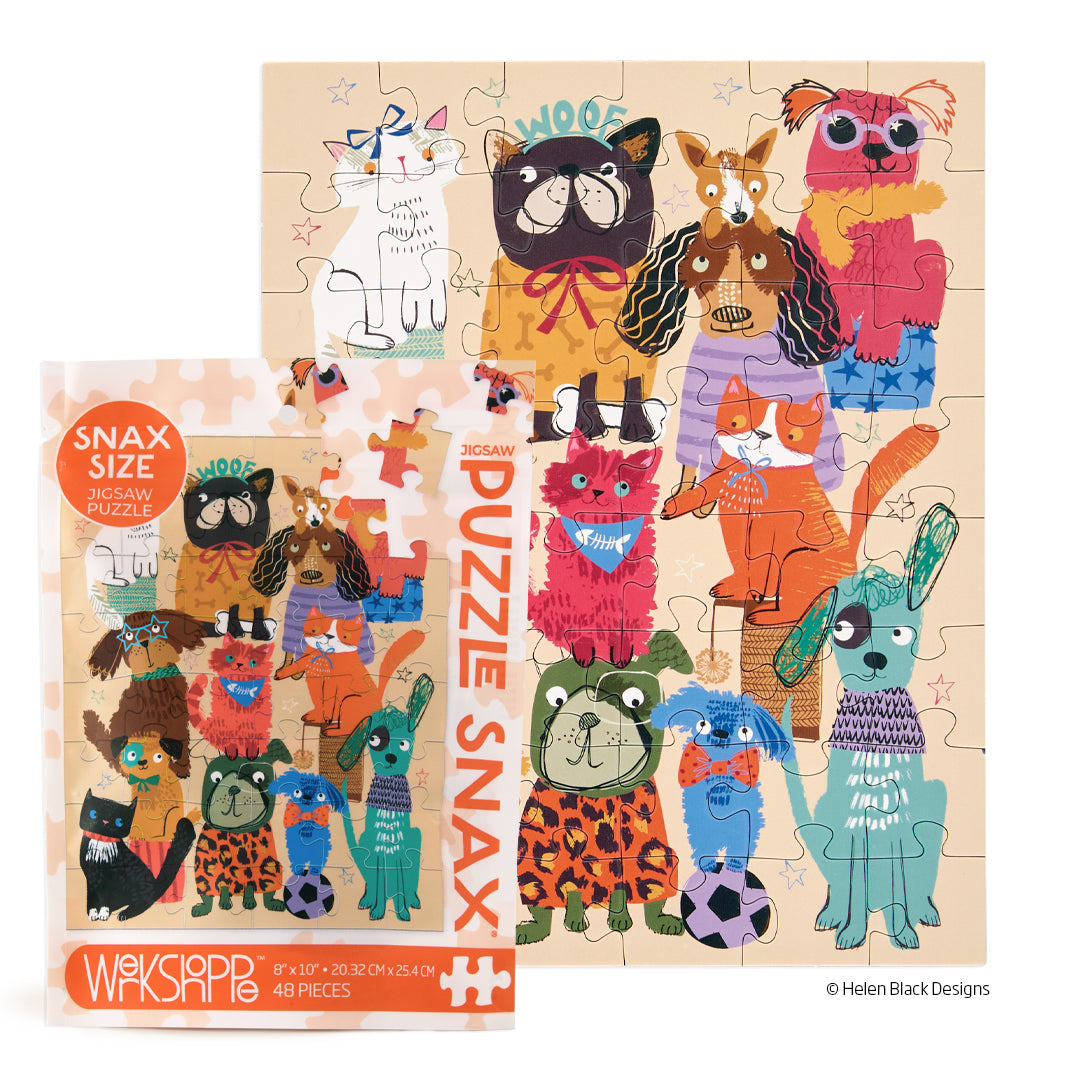 48 Piece Puzzle Snax | Fur Babies