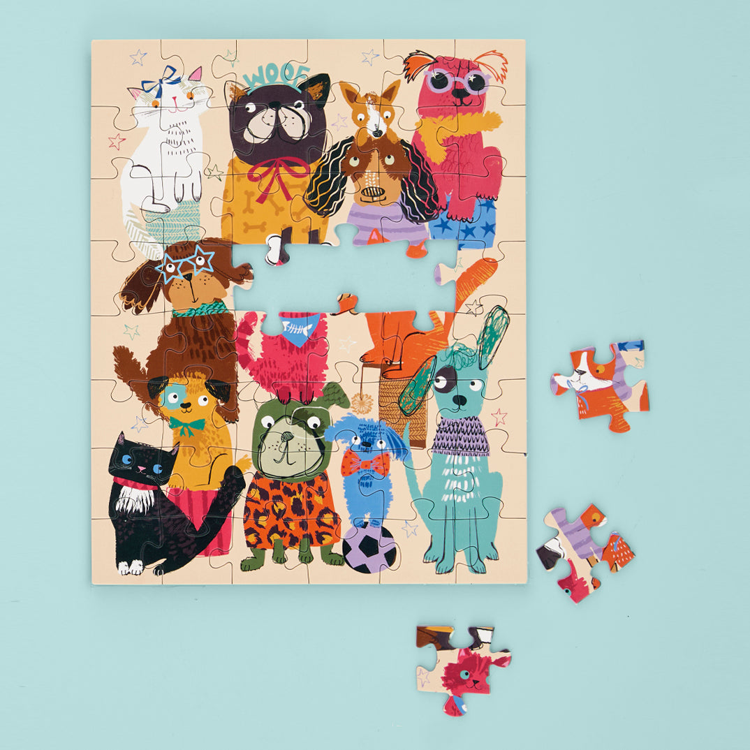 48 Piece Puzzle Snax | Fur Babies