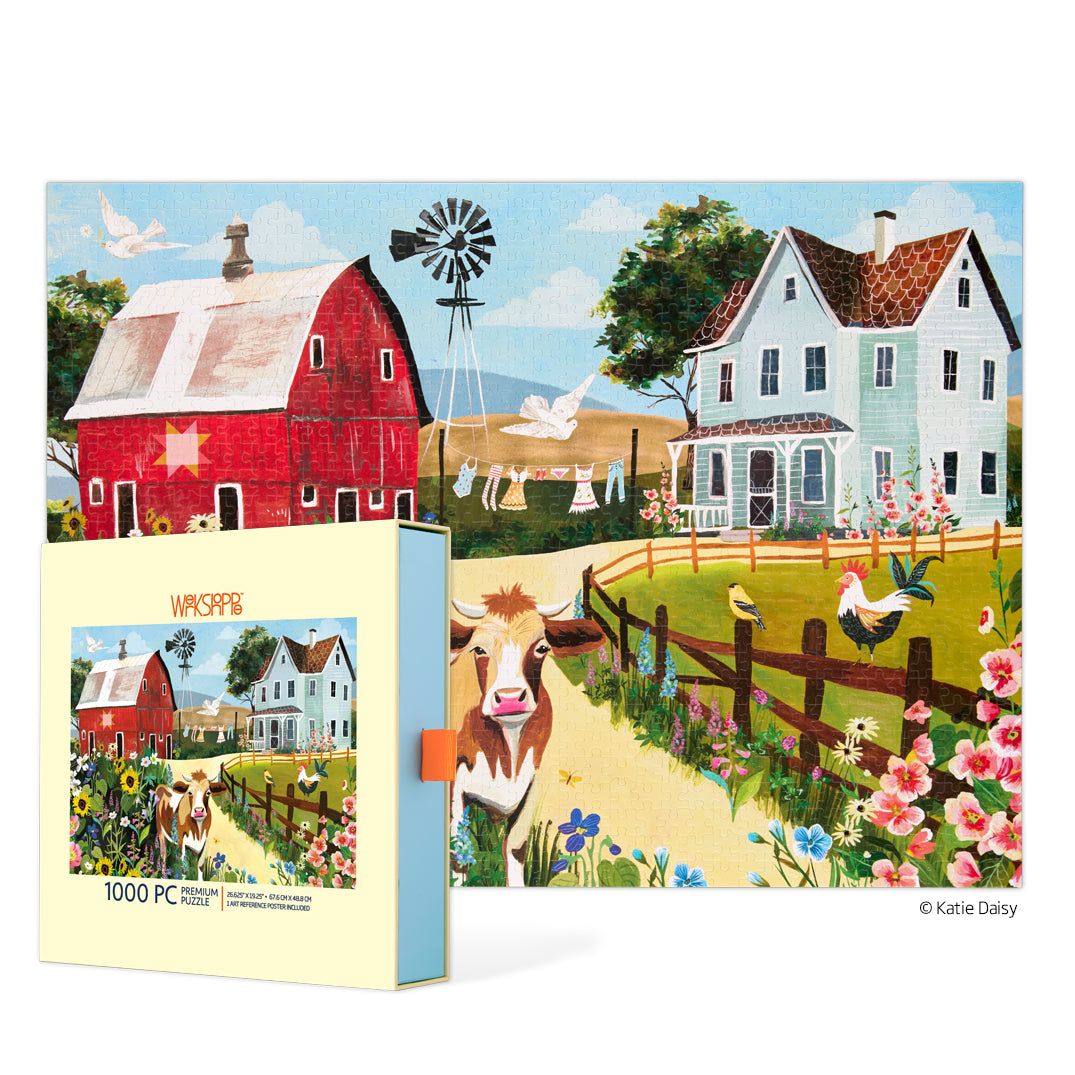 1000 Piece Puzzle | Wildflower Farm