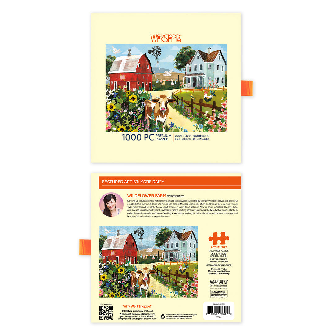 1000 Piece Puzzle | Wildflower Farm