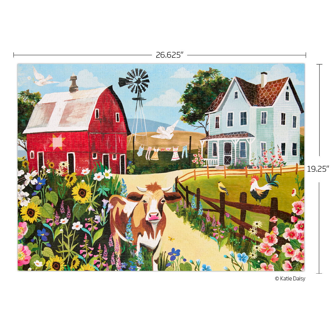 1000 Piece Puzzle | Wildflower Farm