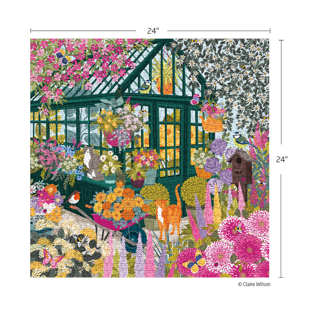 1000 Piece Puzzle | Spring Greenhouse