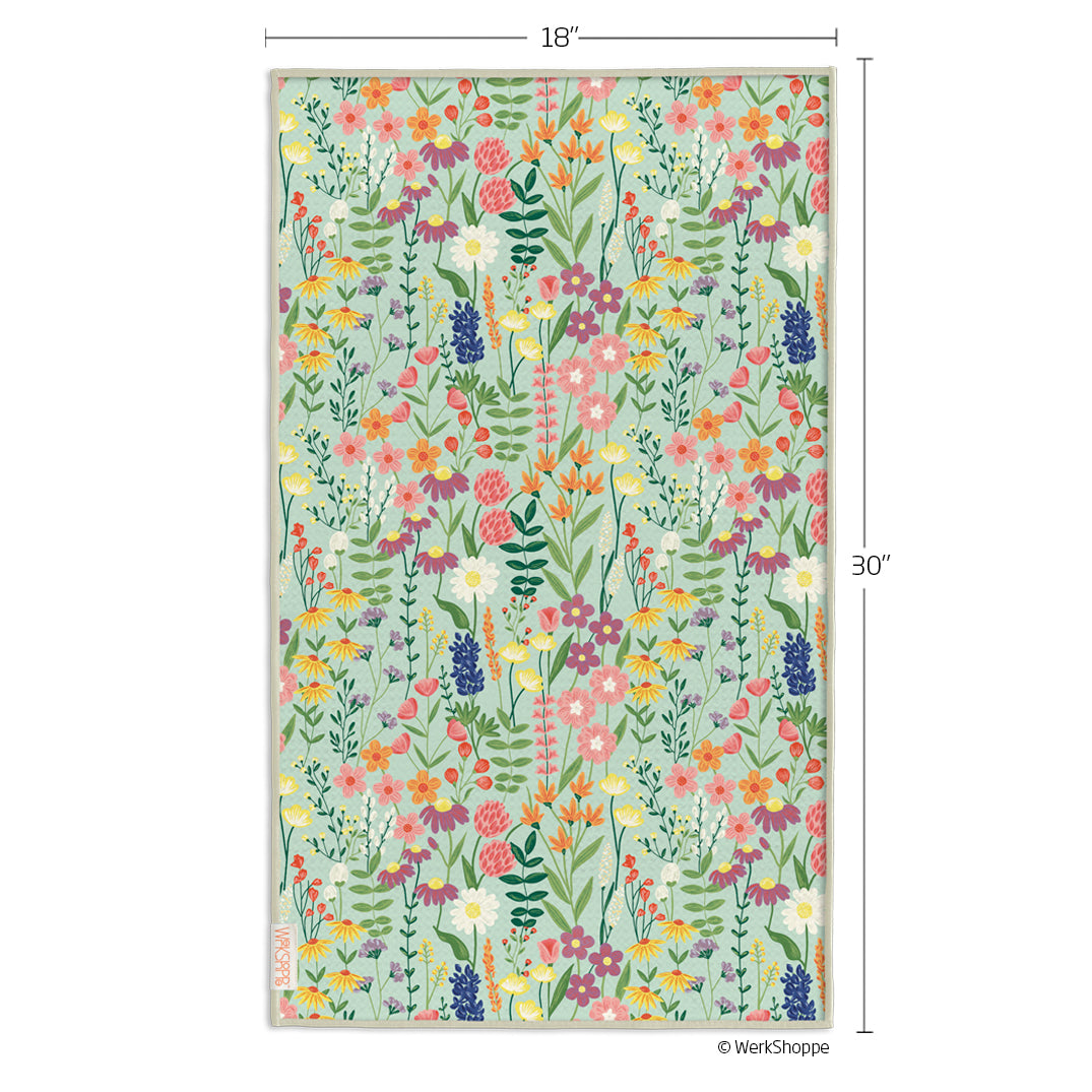 Wildflowers Microfiber Kitchen Towel
