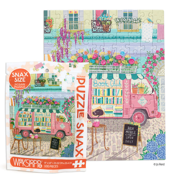 100 Piece Puzzle Snax | Mobile Book Club