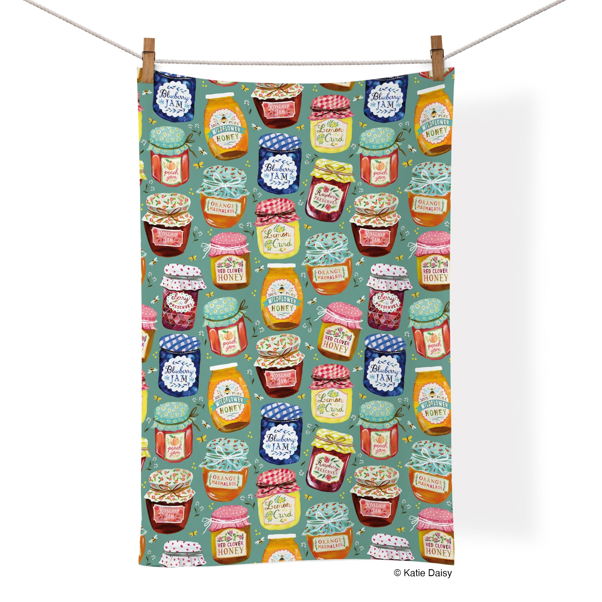 Jam & Honey 100% Cotton Tea Towel