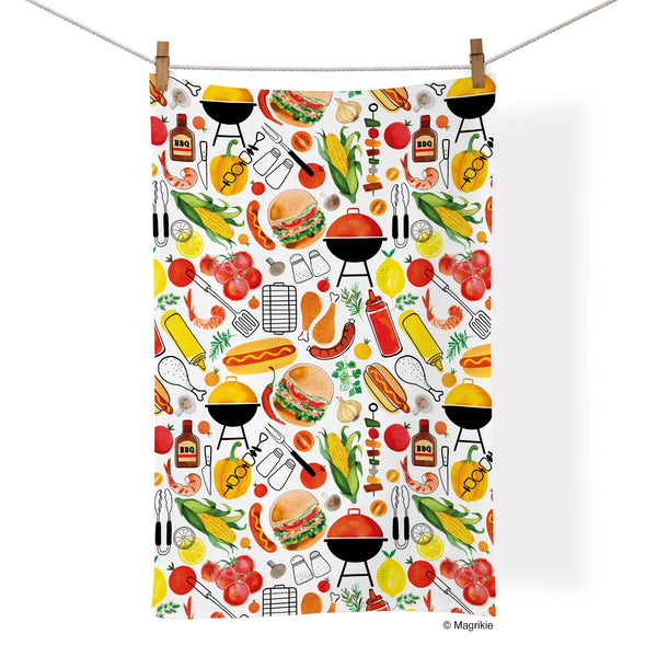 BBQ 100% Cotton Tea Towel