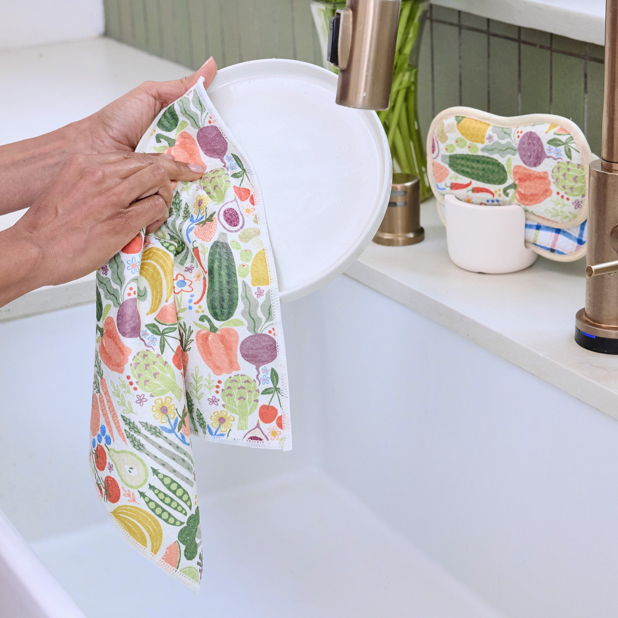 Farm Stand Microfiber Dishcloths