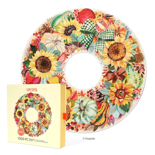Harvest Wreath 1000 Piece Puzzle
