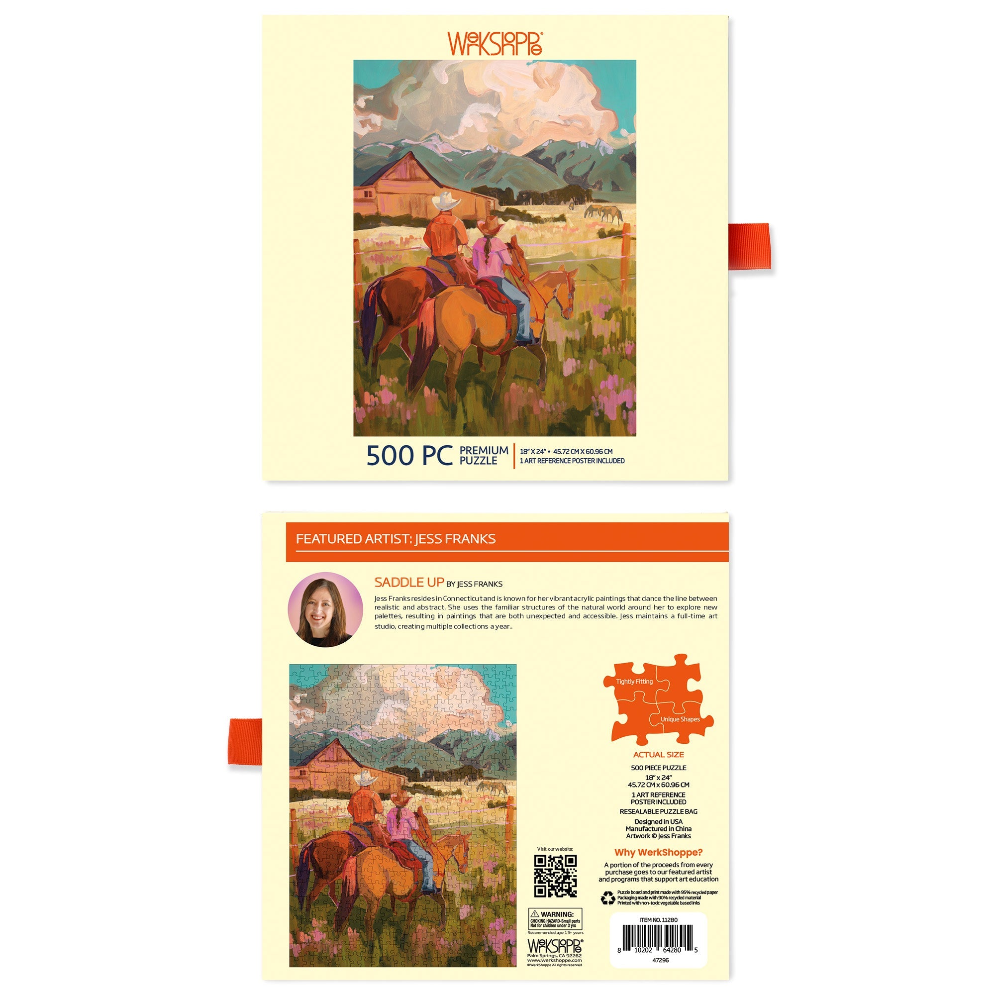 Saddle Up 500 Piece Puzzle