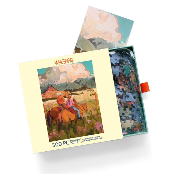 Saddle Up 500 Piece Puzzle