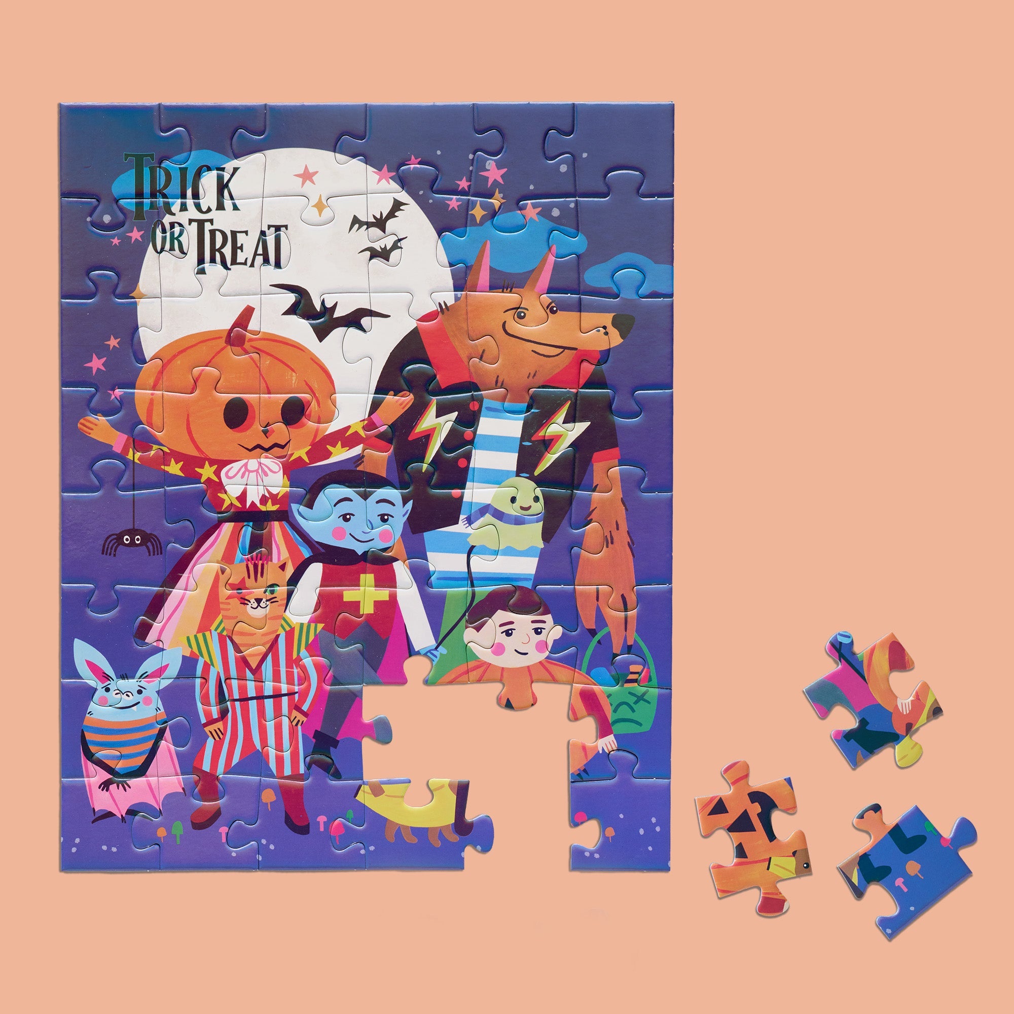 Trick Or Treat 48 Piece Puzzle Snax