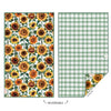Sunflower Check Microfiber Towel