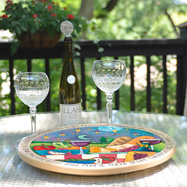 "Firefly Nights" Lazy Susan