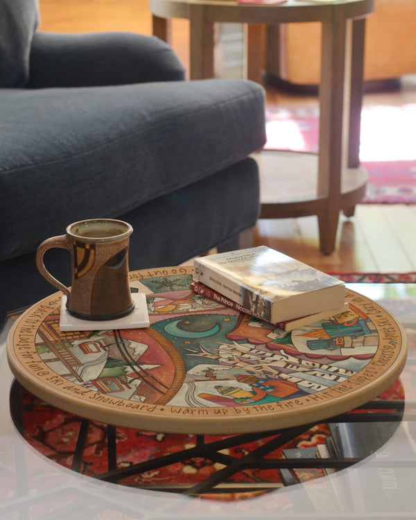 "First Tracks" Limited Edition Lazy Susan