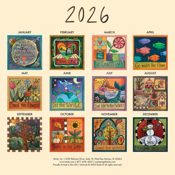 2026 Paper Calendar