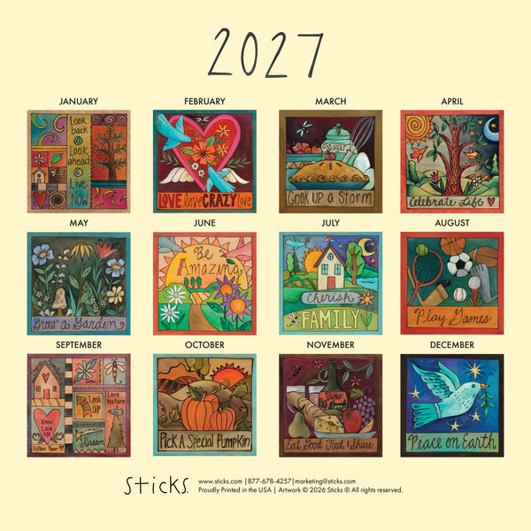 2027 Paper Calendar [PRE-ORDER]