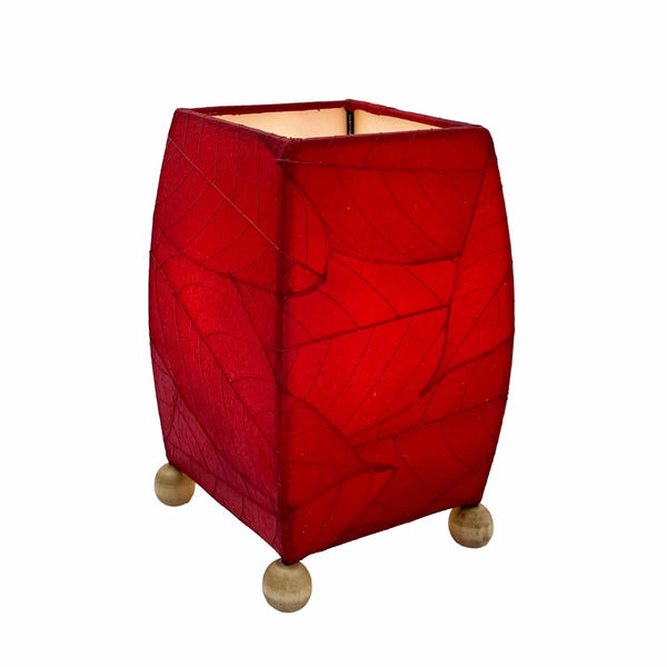 Mini Square Coco Leaf Lamp [Assorted Colors]