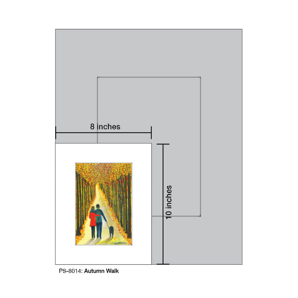 Autumn Walk, Print (#8014A)