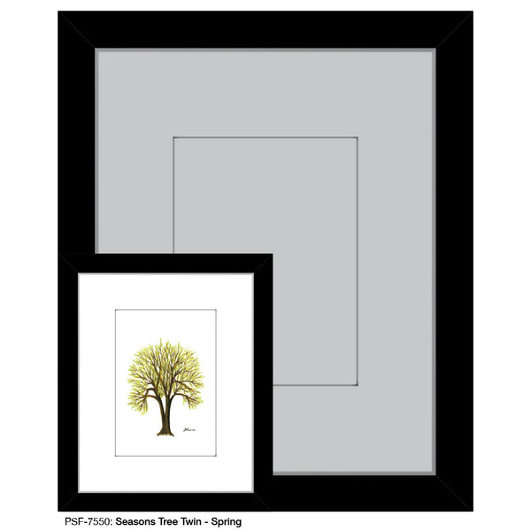 Seasons Tree Twin, Print (#7550A)