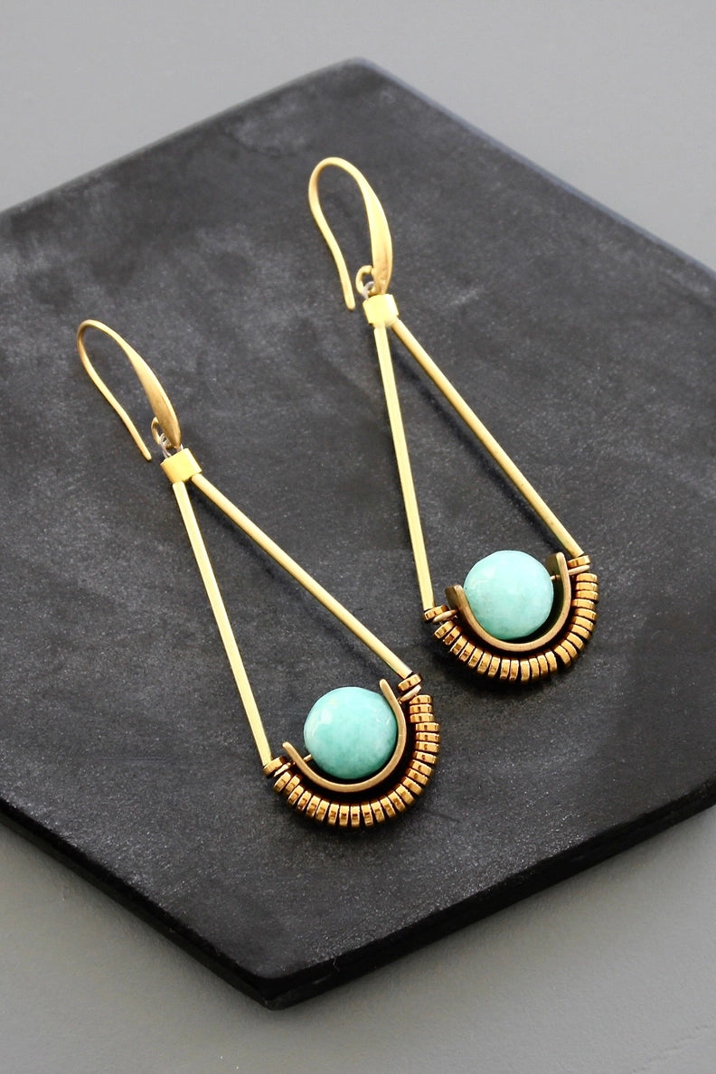 Amazonite Earrings