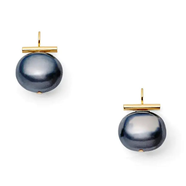 Assorted Pebble Pearl Earrings | Large [Gold]