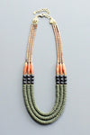 3 Strand Beaded Necklace
