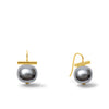Gold Medium Pebble Pearl Earrings (Assorted)