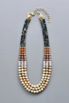 3 Strand Beaded Necklace