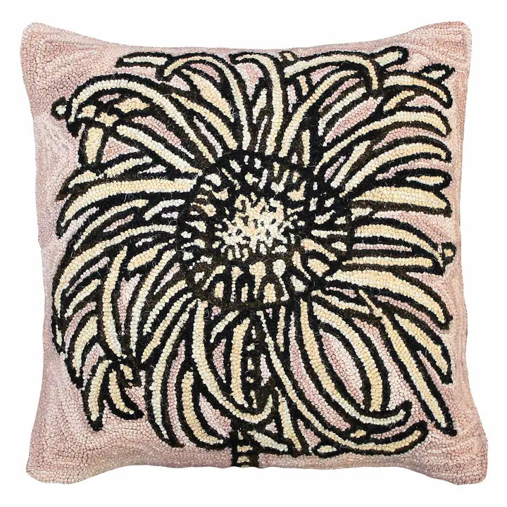 Wool Hooked Pillow | Bloomers [Assorted]