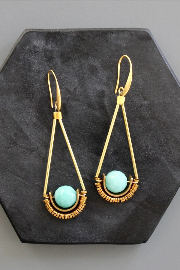 Amazonite Earrings