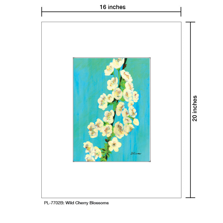 Wild Cherry Blossoms, Print (#7702B)