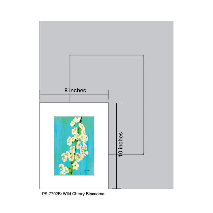 Wild Cherry Blossoms, Print (#7702B)