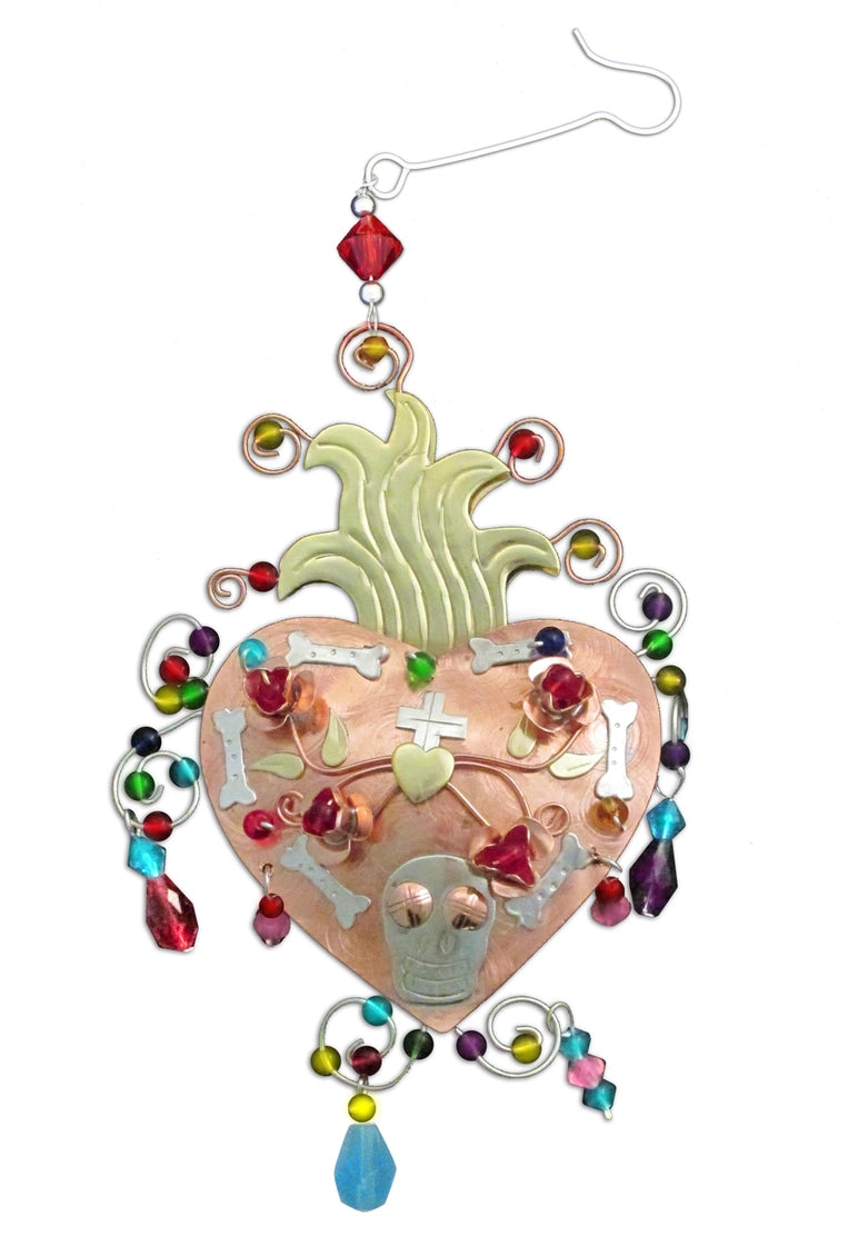 El Corazon Heart Ornament