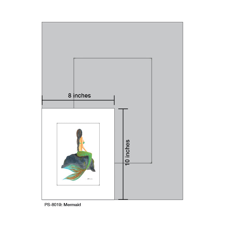 Mermaid, Print (#8019B)
